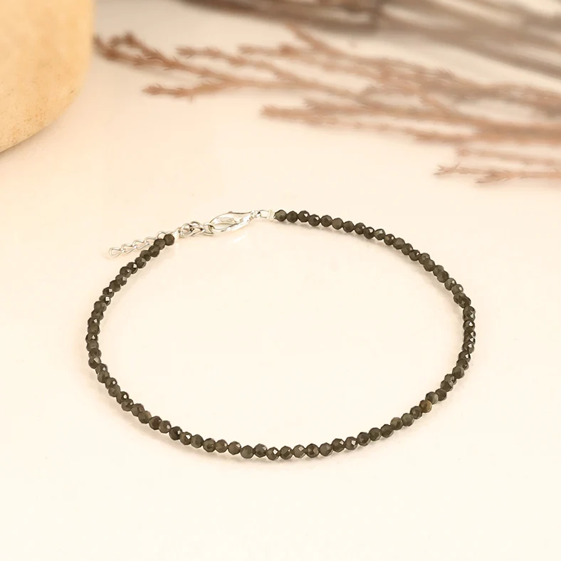 Black Tourmaline Anklet - Image 2