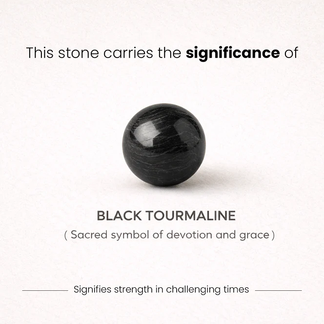 Black Tourmaline Anklet - Image 5
