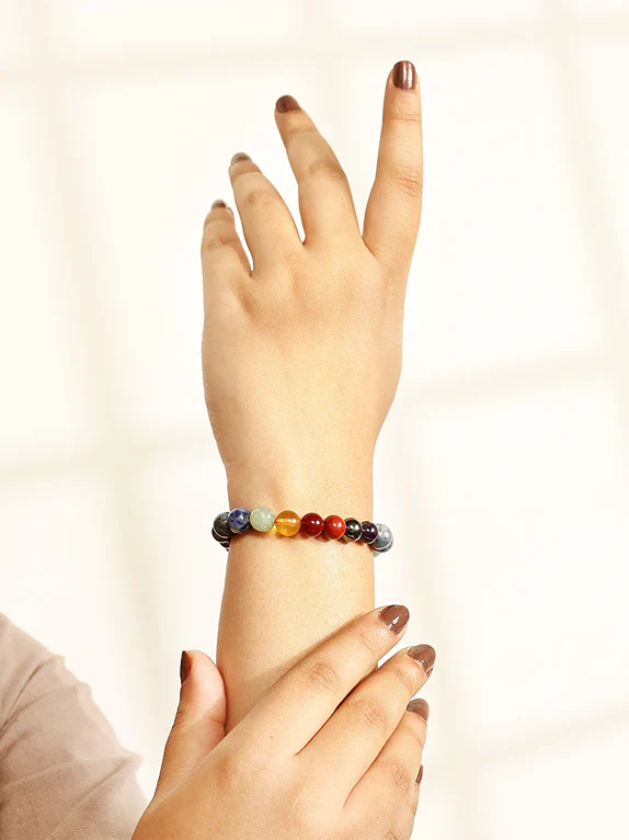 Divine Chakra Healing Bracelet – 7 Powerful Stones for Balance & Energy - Image 4