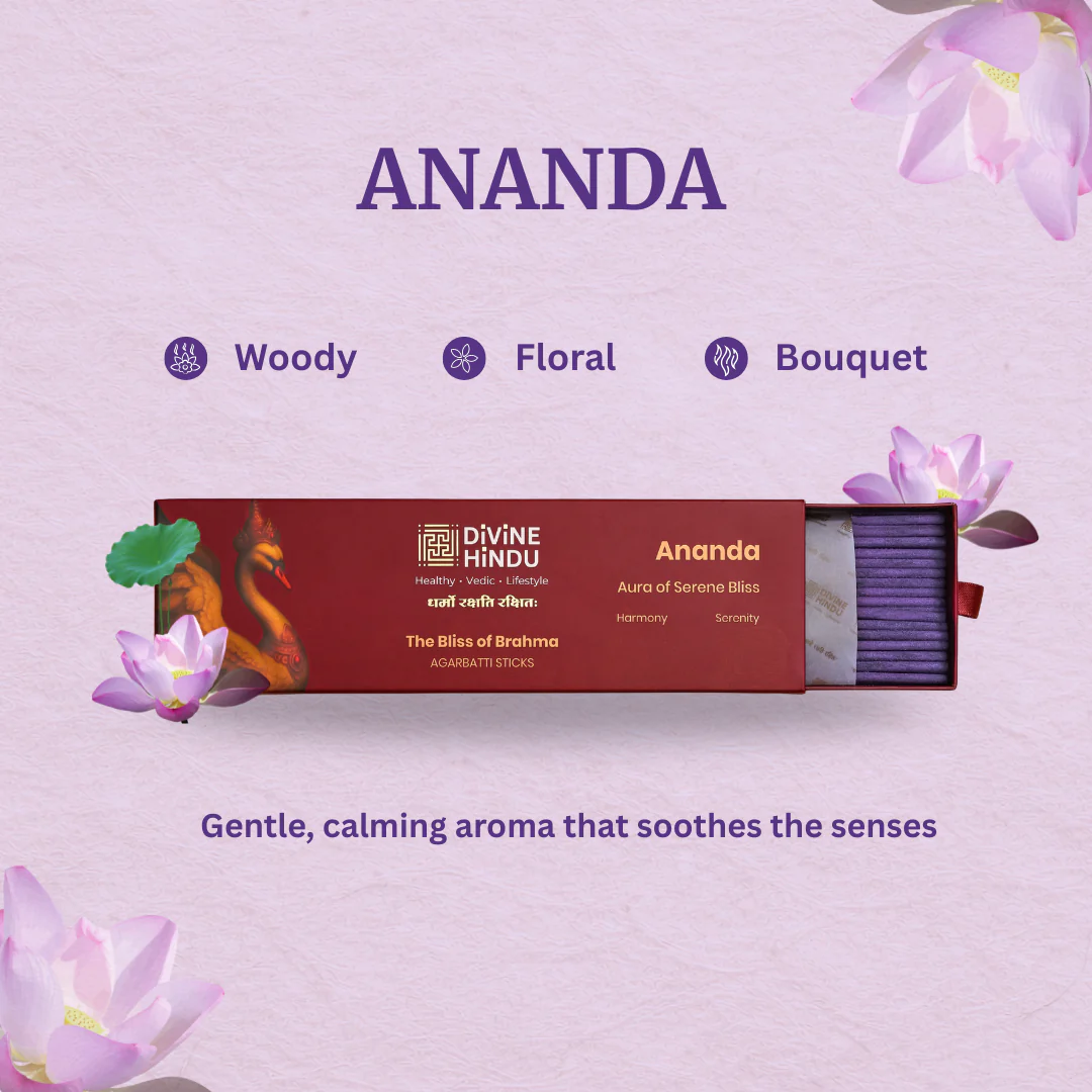 Divine Hindu Ananda Agarbatti / Incense Sticks (Pack of 60) - Image 3