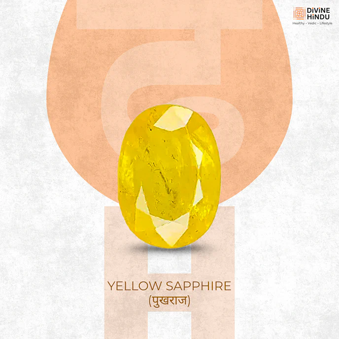 Natural Gemstone Yellow Sapphire (Pukhraj)