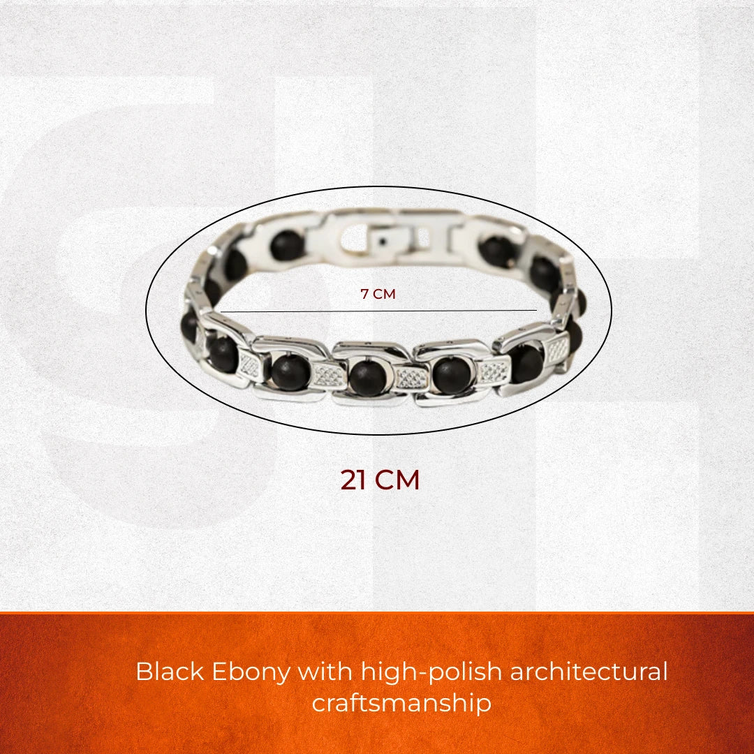 Karungali Link Chain Bracelet - Image 4