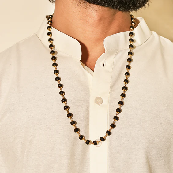 Divine Karungali Malai with Gold Capped Beads | Govt Lab Certified - Image 5