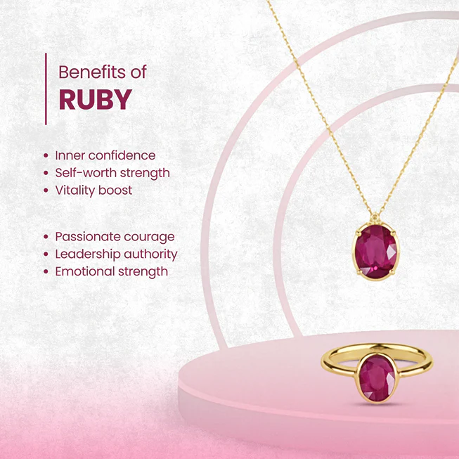 Natural Gemstone Ruby (Maanik) - Image 3