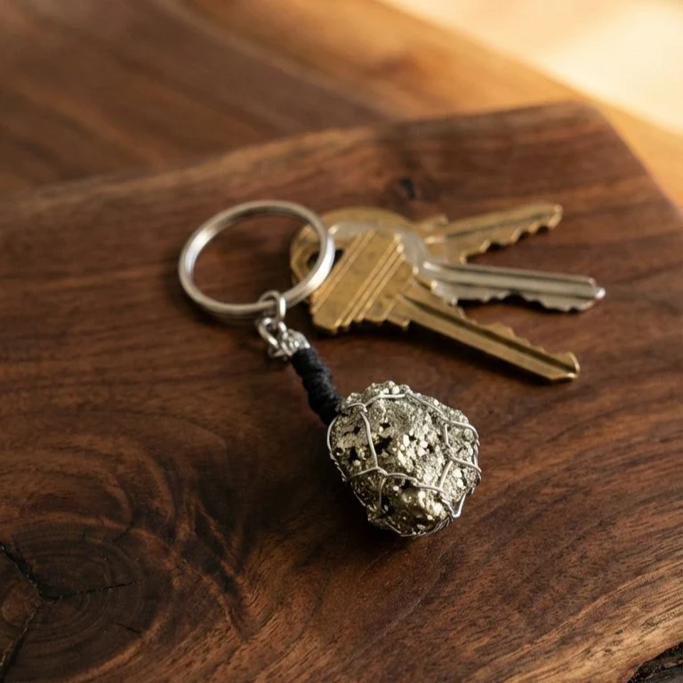 Pyrite Key Chain & Bag Charm - Image 2