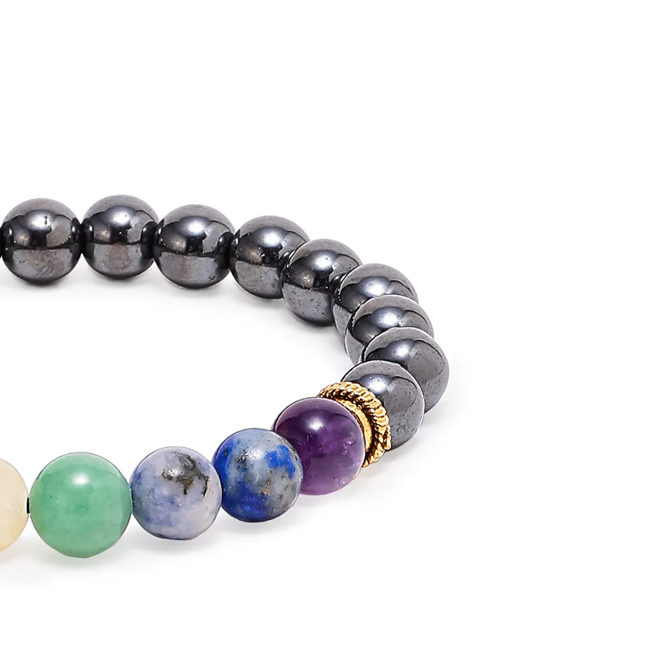 7 Chakra Bracelet Black Tourmaline - Image 5