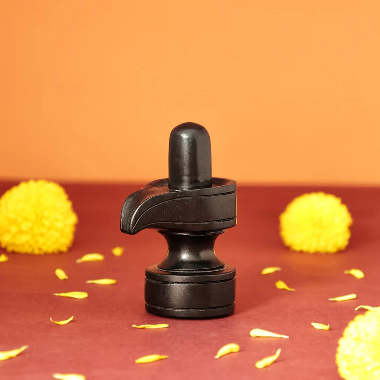 Divine Hindu Shivling Karungali Idol – Ebony Wood - Image 4