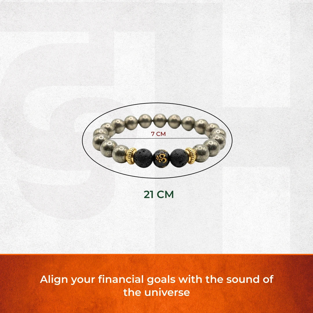 Wealth OM Pyrite Bracelet - Image 3